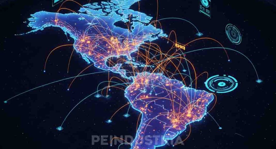 Estrategias Maestras de Marketing Industrial en Perú para Arrasar en 2026 5 Mapa de conexiones industriales en Latinoamérica.
